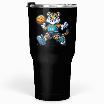 Discover Cute Basketball Player Tiger Tumblers 30 Oz