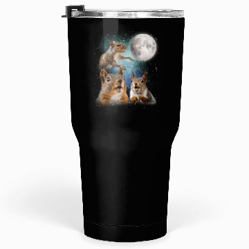 Discover Funny Squirrel Moon Space! Nerd, Geed, Science Tumblers 30 Oz