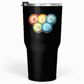 Discover Bingo Logo Emblem Caller Daubers Professional Tumblers 30 Oz
