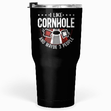 Discover Cornhole Team Bean Bag Player Tumblers 30 Oz