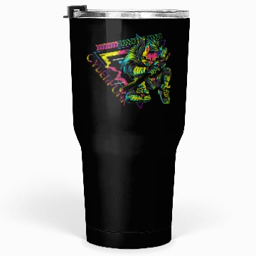Discover Cyberpunk Cosplay Synthwave Gaming Tumblers 30 Oz