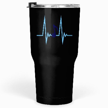 Discover Music Note Clef Violin Treble Sound Pulse ECG Tumblers 30 Oz