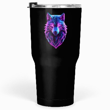 Discover Neon Wolf Lights Tumblers 30 Oz