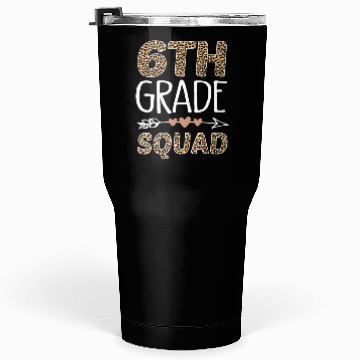 Discover 6th Grade Squad Leopard Teacher Student Tumblers 30 Oz