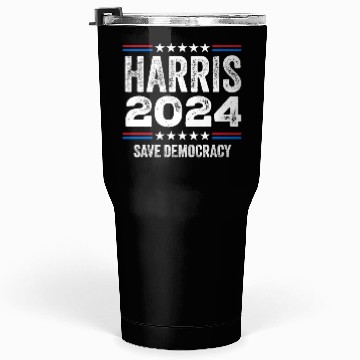 Discover Kamala Harris 2024 Save Democracy US Election Tumblers 30 Oz