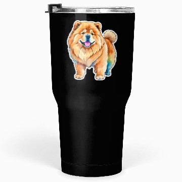Discover Chow Chow Watercolor Tumblers 30 Oz