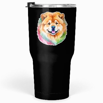 Discover Chow Chow Watercolor Tumblers 30 Oz