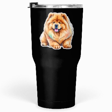 Discover Chow Chow Watercolor Tumblers 30 Oz