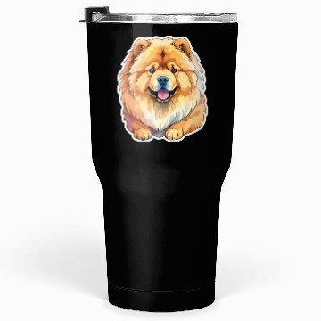 Discover Chow Chow Watercolor Tumblers 30 Oz