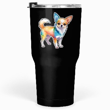 Discover Chihuahua Watercolor Tumblers 30 Oz