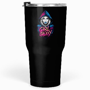 Discover Girl Vs galaxy Tumblers 30 Oz