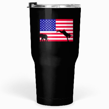 Discover Donkey kicking out the elephant US Election 2024 Tumblers 30 Oz