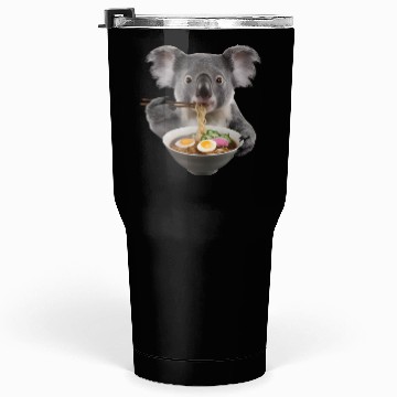 Discover Koala Eating Ramen Realistic Tumblers 30 Oz