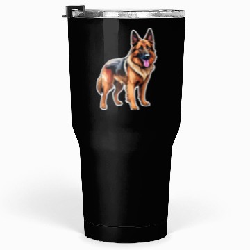 Discover Belgian Shepherd Watercolor Tumblers 30 Oz