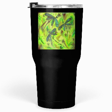 Discover Dragonfly Flit Gorgeous Green Tumblers 30 Oz
