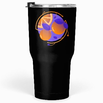 Discover Orange Fruit Tumblers 30 Oz