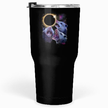 Discover Opossums Howling Eclipse Possum Tumblers 30 Oz