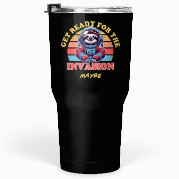 Discover Alien sloth, get ready for the invasion Tumblers 30 Oz