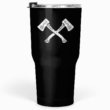 Discover Axe Thin Red Line US Flag Cool Firefighter USA Tumblers 30 Oz