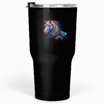 Discover Color burst horse Tumblers 30 Oz