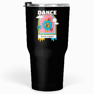 Discover A cartoonStyle psychedelic flower Tumblers 30 Oz