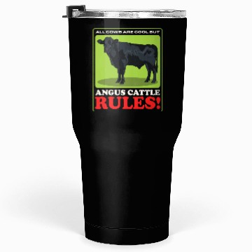 Discover Black Angus Cow Angus Cattle Rules Tumblers 30 Oz