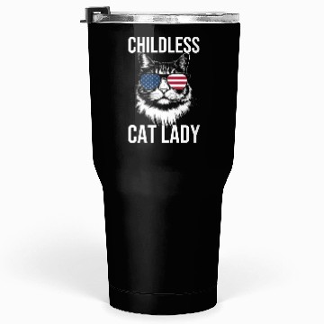 Discover Childless Cat Lady Tumblers 30 Oz