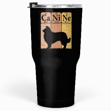 Discover Rough Collie Periodic Table Elements Dog Lover Tumblers 30 Oz