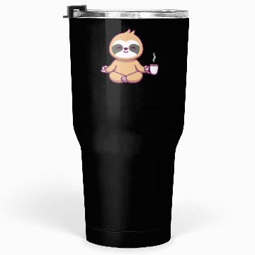 Discover Coffee Sloth Tumblers 30 Oz