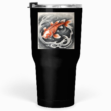 Discover Koi 4 - Orange Tumblers 30 Oz