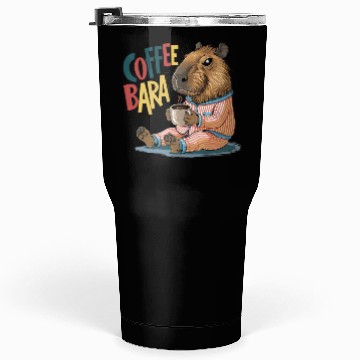 Discover Coffeebara Capybara Coffedrinker Tumblers 30 Oz