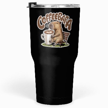 Discover Coffeebara Capybara Coffedrinker Tumblers 30 Oz
