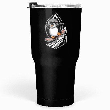 Discover Snowboarding Penguin Adventure Tumblers 30 Oz