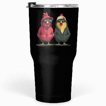 Discover Stylish chickens sporting trendy Tumblers 30 Oz