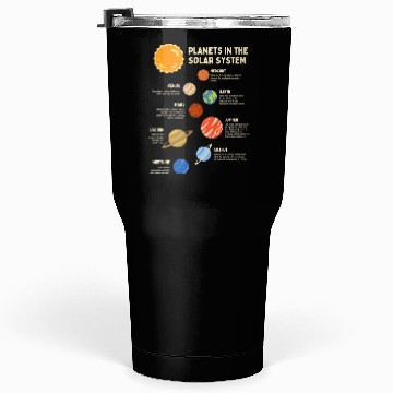 Discover Colorful Solar System Planets Space Science Tumblers 30 Oz