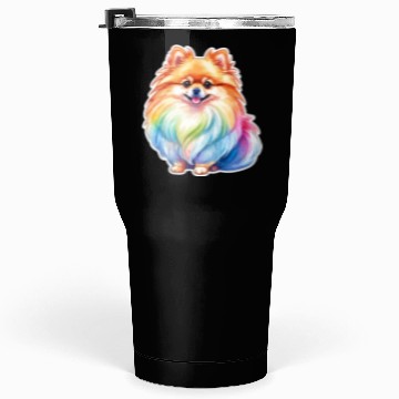 Discover Pomeranian Watercolor Tumblers 30 Oz