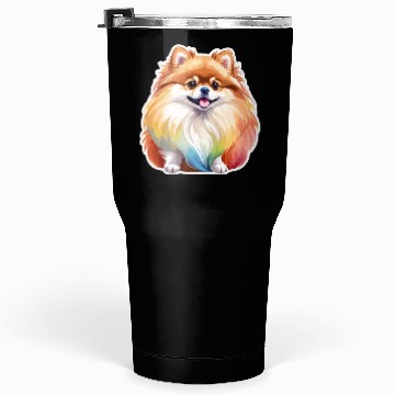 Discover Pomeranian Watercolor Tumblers 30 Oz