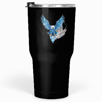 Discover Elevate Your Style with the Crystal Eagle Tumblers 30 Oz