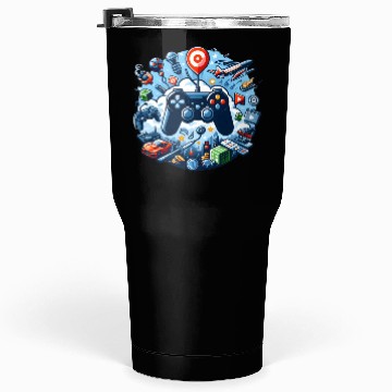 Discover Game Balloon Tumblers 30 Oz
