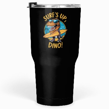 Discover Surf s up dino Tumblers 30 Oz