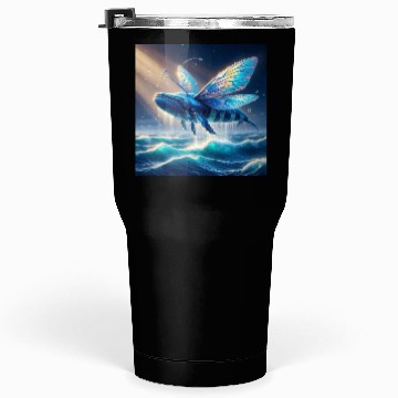 Discover The blue whale-hornet Tumblers 30 Oz