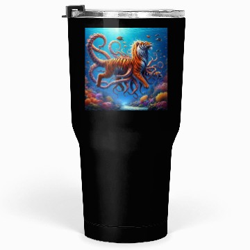 Discover The octopus-tiger Tumblers 30 Oz