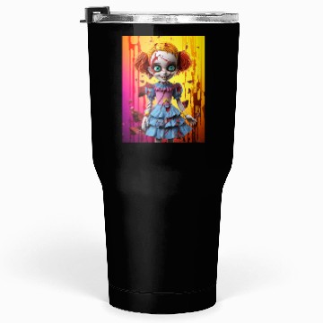 Discover Horror Doll embrace the fear Tumblers 30 Oz