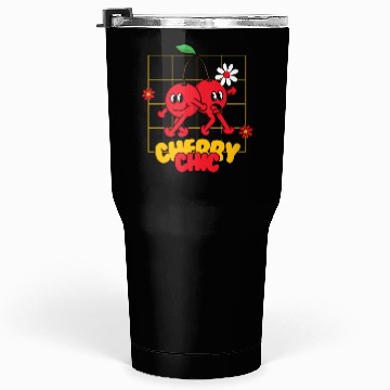 Discover Funky Cherry Chic Sweet Style with a Playful Twist Tumblers 30 Oz