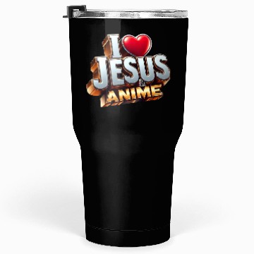 Discover I Love Jesus & Anime Tumblers 30 Oz