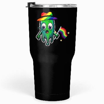 Discover Rainbow Lgbtq Weird Creature Tumblers 30 Oz