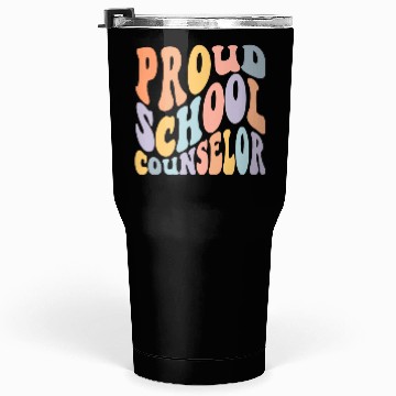 Discover School Counselor Proud School Tumblers 30 Oz