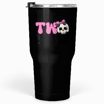 Discover Bad Two The Bone Birthday 2nd Toddler Halloween Tumblers 30 Oz