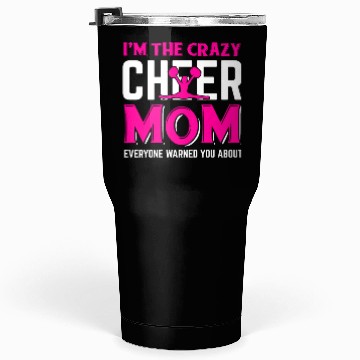 Discover Crazy Cheer Mom Cheerleading Mommy Mother's Day Tumblers 30 Oz