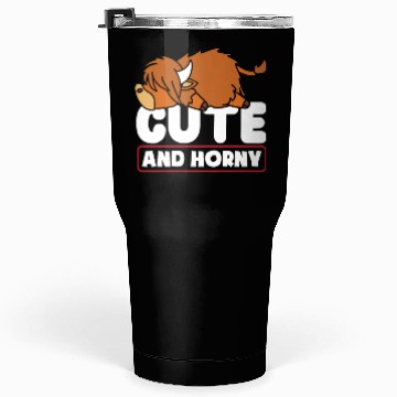 Discover Cute Highland Cattle Funny Tumblers 30 Oz